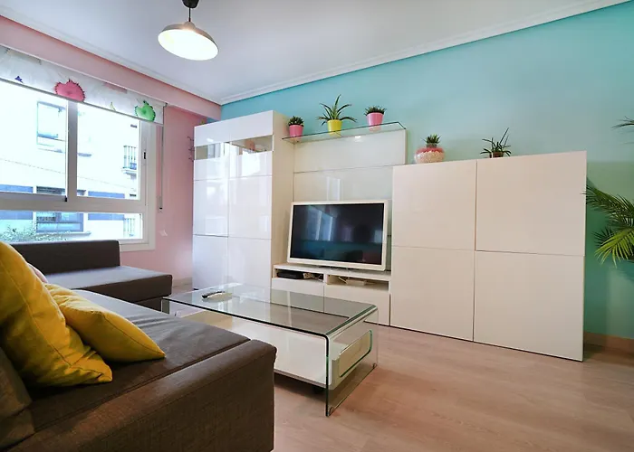 En El Centro De Con Parking Apartamento *