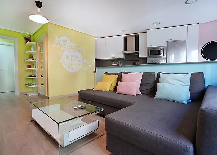 En El Centro De Con Parking Apartamento