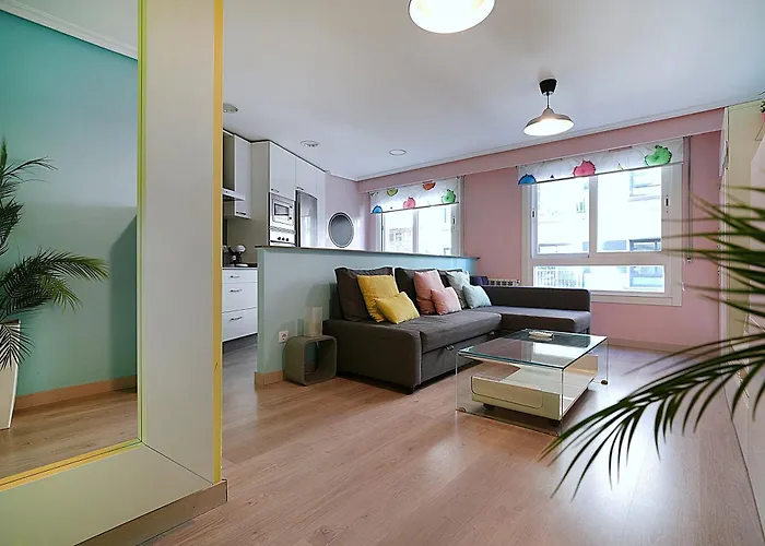 En El Centro De Con Parking Apartamento